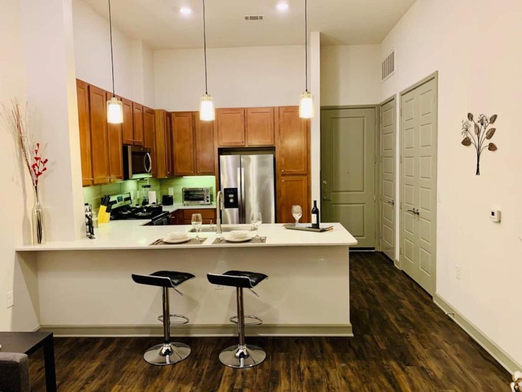 Downtown Apt Free Parking - Pool - Gym - Fully Kitchen ฮูสตัน ภายนอก รูปภาพ